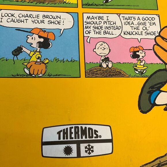 Vintage Peanuts Charlie Brown Metal Lunch Box by Thermos very clean! - Picture 13 of 16